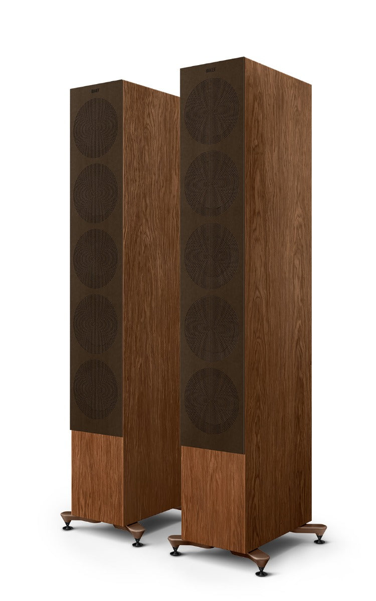 KEF R11 Meta Floorstanding Speakers - Walnut