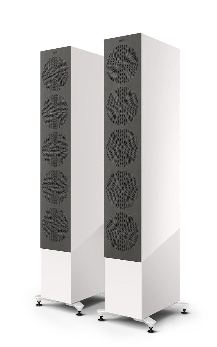 KEF R11 Meta Floorstanding Speakers - White Gloss
