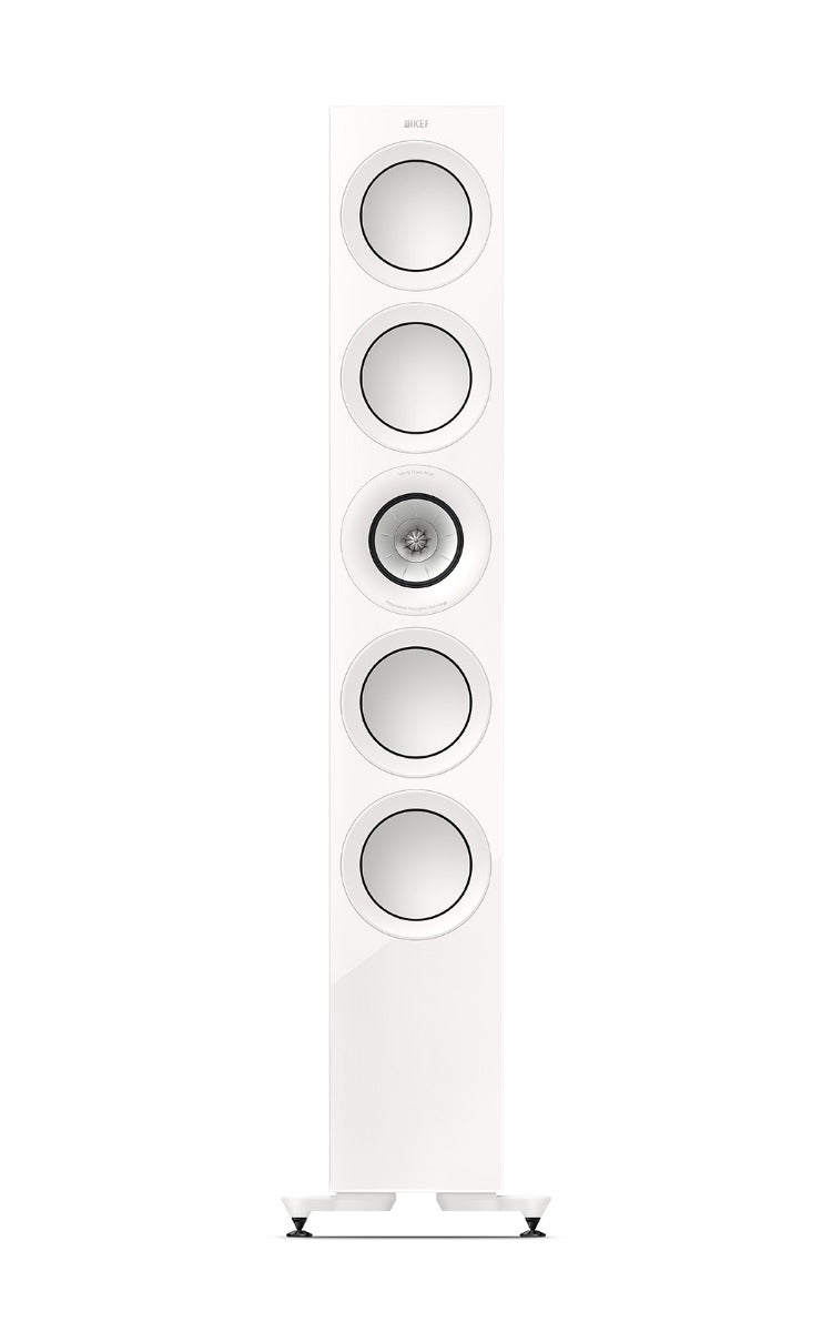 KEF R11 Meta Floorstanding Speakers - White Gloss