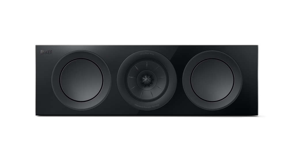 KEF R2 Meta Centre Channel Speaker - Black Gloss