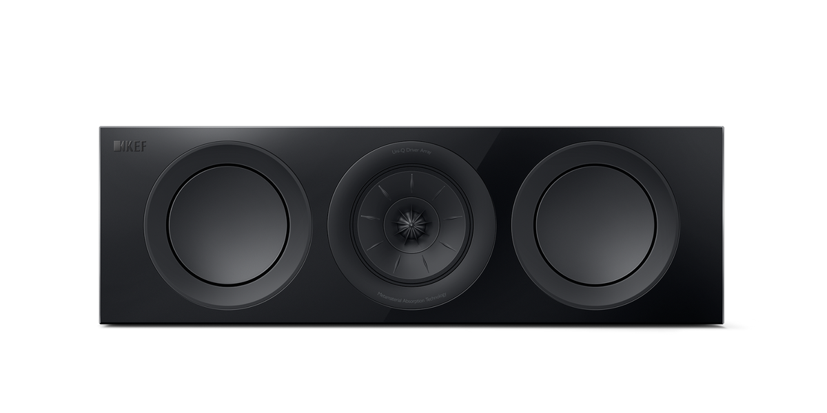 KEF R2 Meta Centre Channel Speaker - Black Gloss