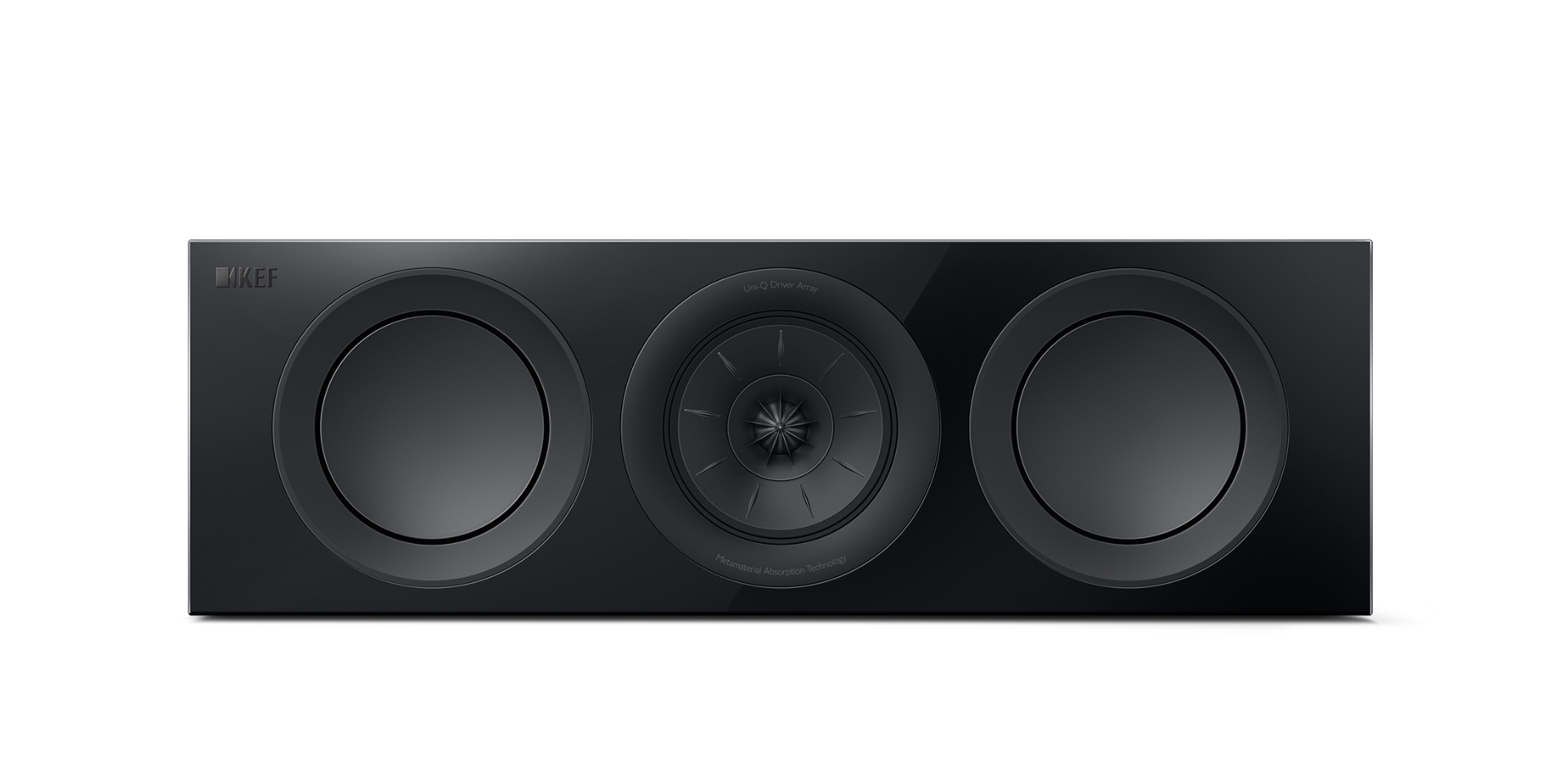KEF R2 Meta Centre Channel Speaker - Black Gloss