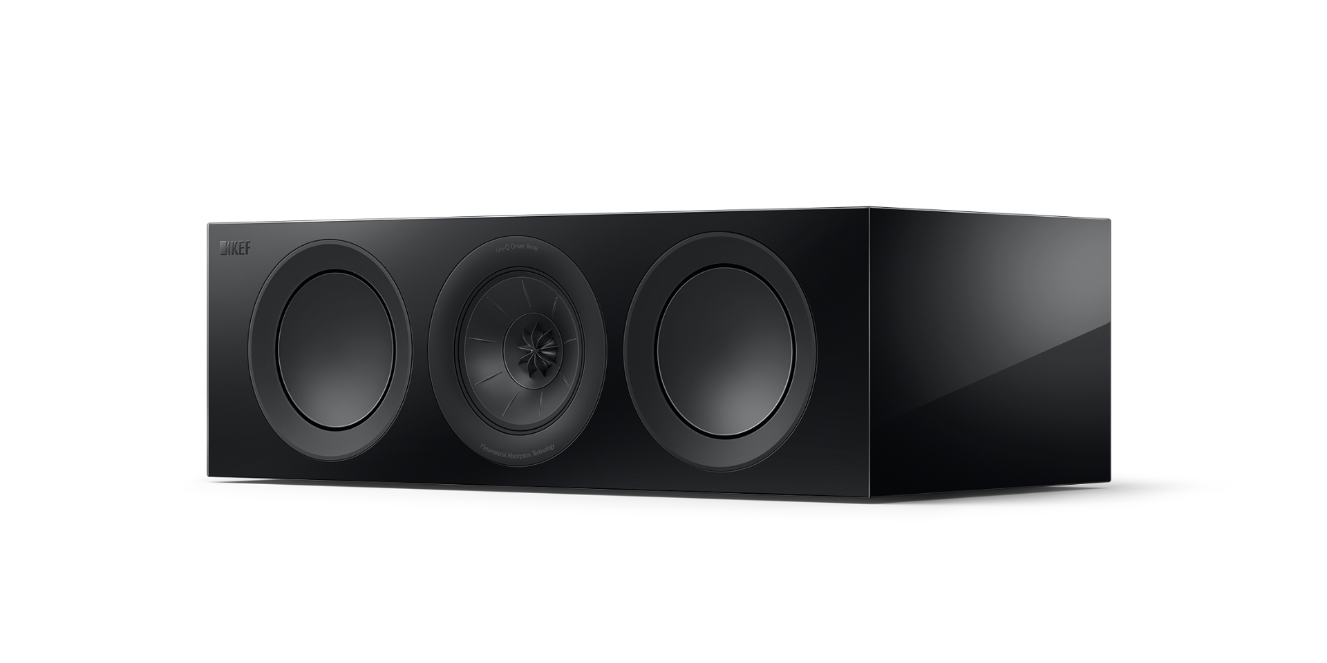 KEF R2 Meta Centre Channel Speaker - Black Gloss