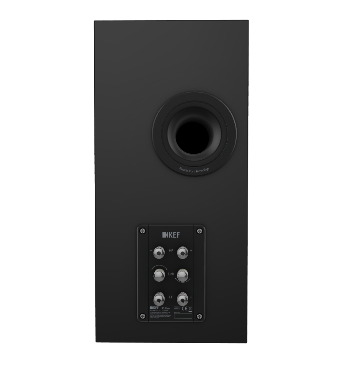 KEF R3 Meta Bookshelf Speakers - Black Gloss