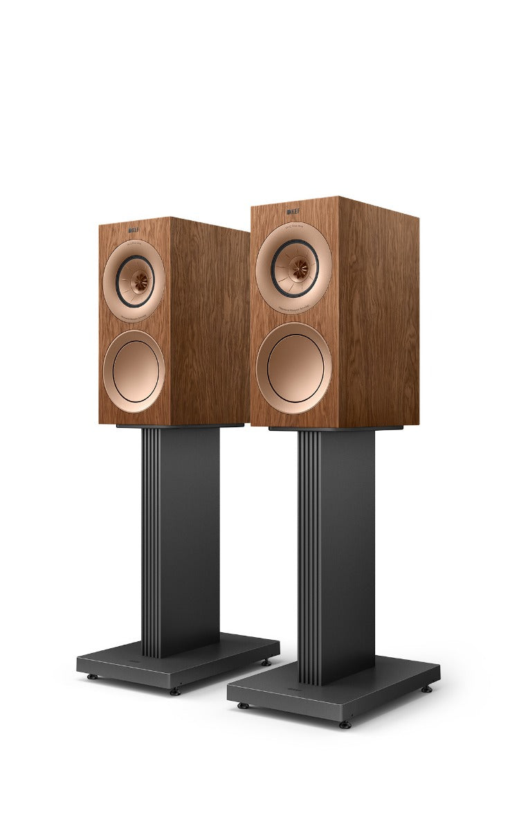 KEF R3 Meta Bookshelf Speakers - Walnut