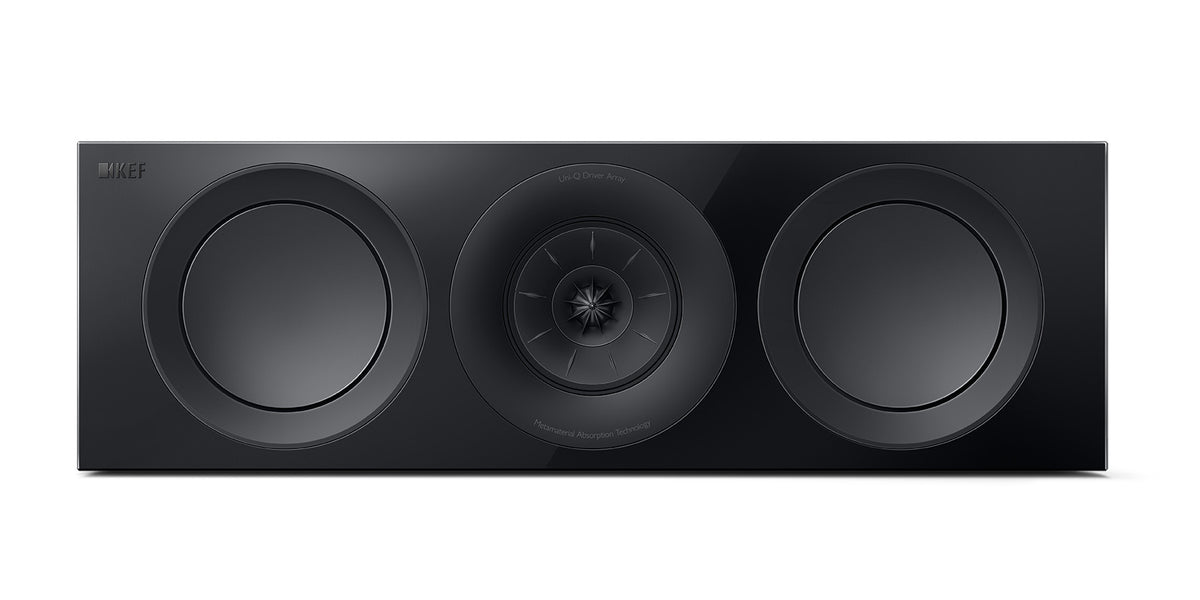 KEF R6 Meta Centre Channel Speaker - Black Gloss