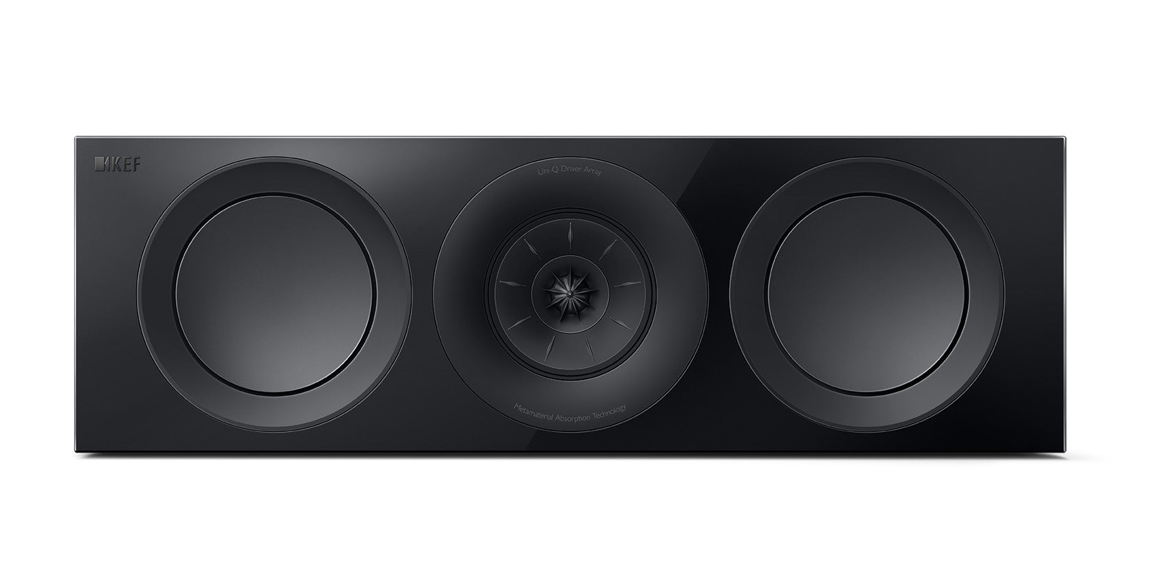 KEF R6 Meta Centre Channel Speaker - Black Gloss