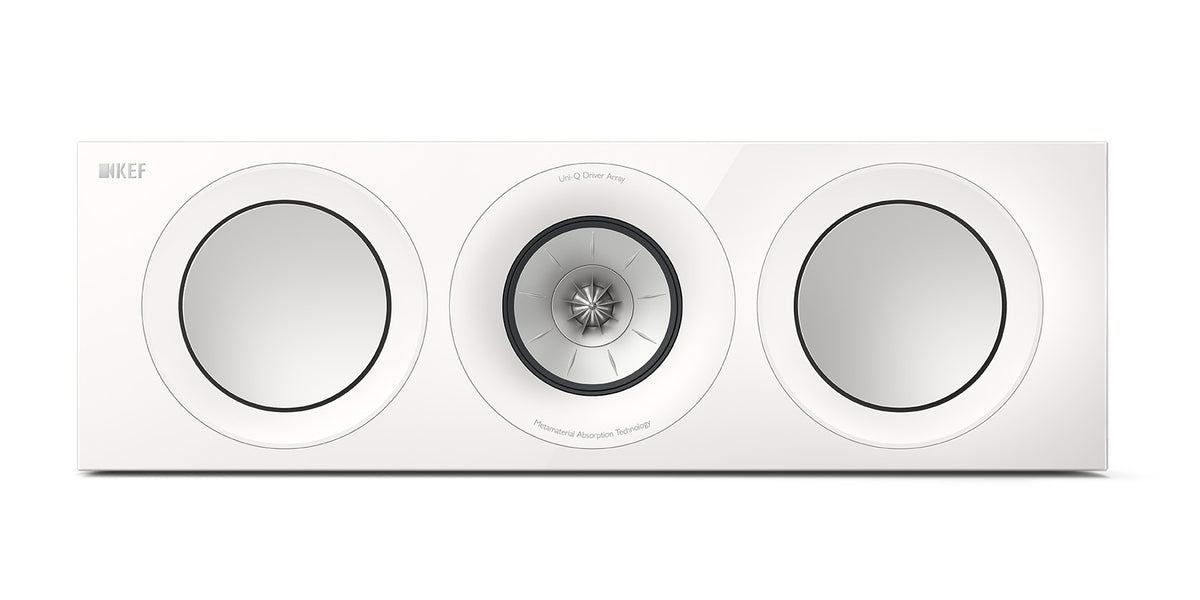 KEF R6 Meta Centre Channel Speaker - White Gloss