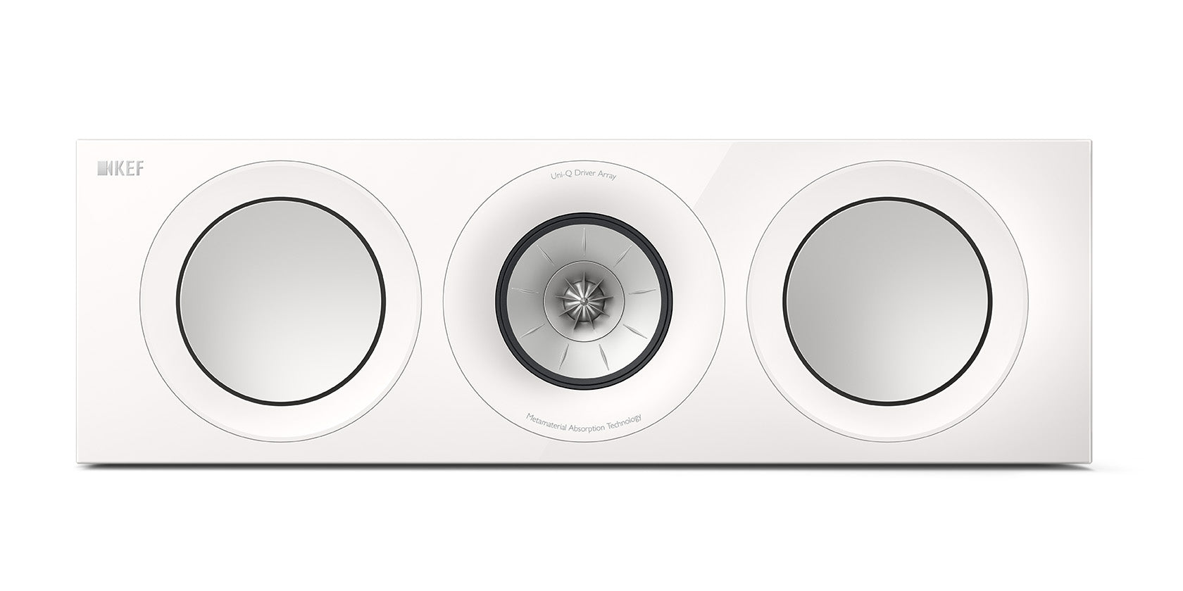 KEF R6 Meta Centre Channel Speaker - White Gloss