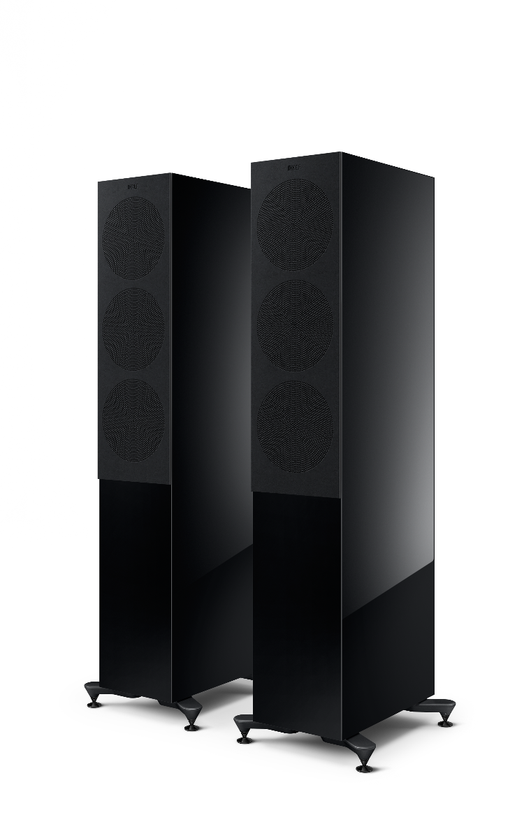 KEF R7 Meta Floorstanding Speakers - Black Gloss