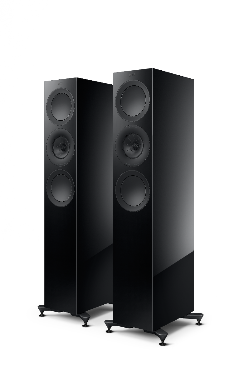 KEF R7 Meta Floorstanding Speakers - Black Gloss