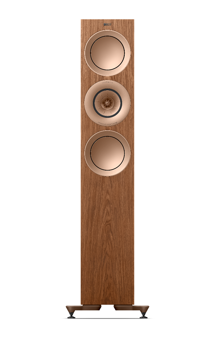 KEF R7 Meta Floorstanding Speakers - Walnut