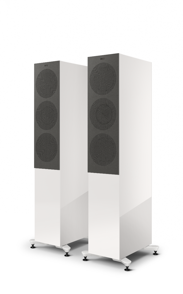 KEF R7 Meta Floorstanding Speakers - White Gloss