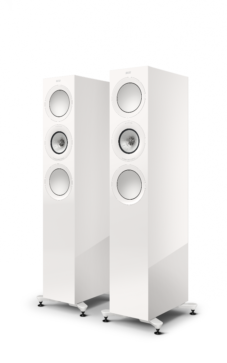 KEF R7 Meta Floorstanding Speakers - White Gloss