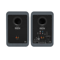 Kanto REN 200W Powered Bookshelf Speakers with HDMI ARC (Matte Grey)