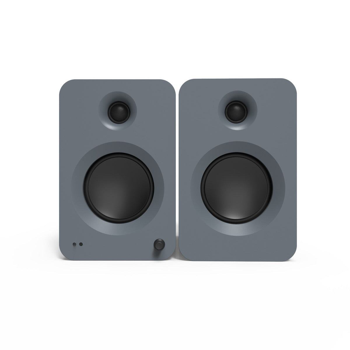 Kanto REN 200W Powered Bookshelf Speakers with HDMI ARC (Matte Grey)