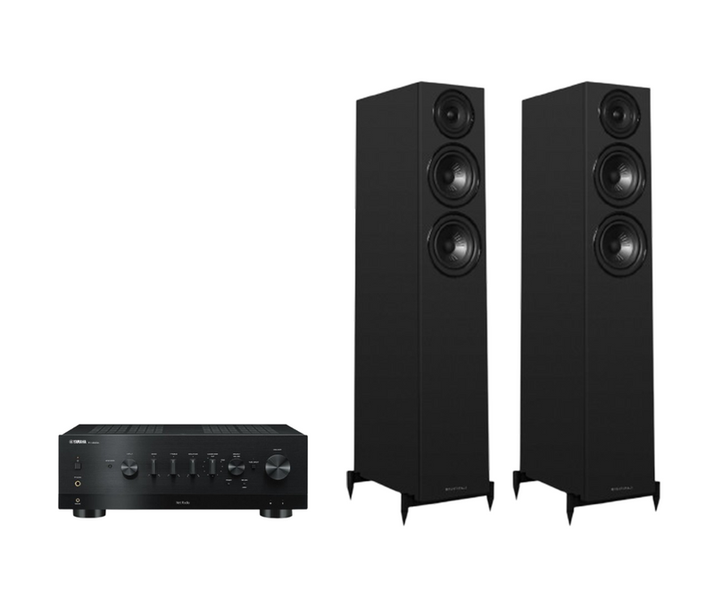 Yamaha R-N1000A Hi-Fi Network Receiver Amplifier + Wharfedale Diamond 12.3i Floor Standing Speakers Package and 5 metres Classic 79 Strand