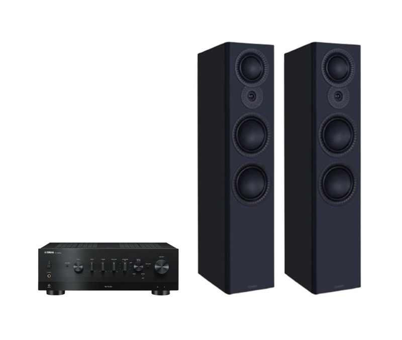 Yamaha R-N1000A High-End Network Receiver Amplifier + Mission LX-6 MKII Floor Standing Speakers Package and 5 metres Classic 79 Strand