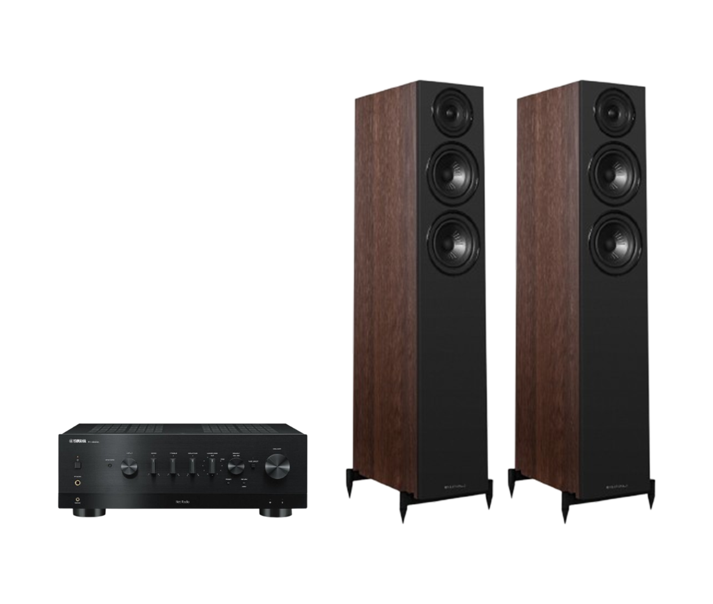 Yamaha R-N1000A Hi-Fi Network Receiver Amplifier + Wharfedale Diamond 12.3i Floor Standing Speakers Package and 5 metres Classic 79 Strand