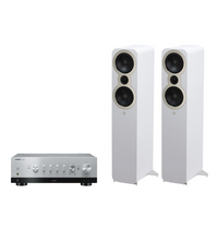 Yamaha R-N1000A High-End Network Receiver Amplifier + Q Acoustics 3050c Floor Standing Speakers Package and 5 metres Classic 79 Strand