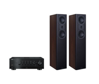 Yamaha R-N1000A High-End Network Receiver Amplifier + Mission LX-4 MKII Floor Standing Speakers Package and 5 metres Classic 79 Strand