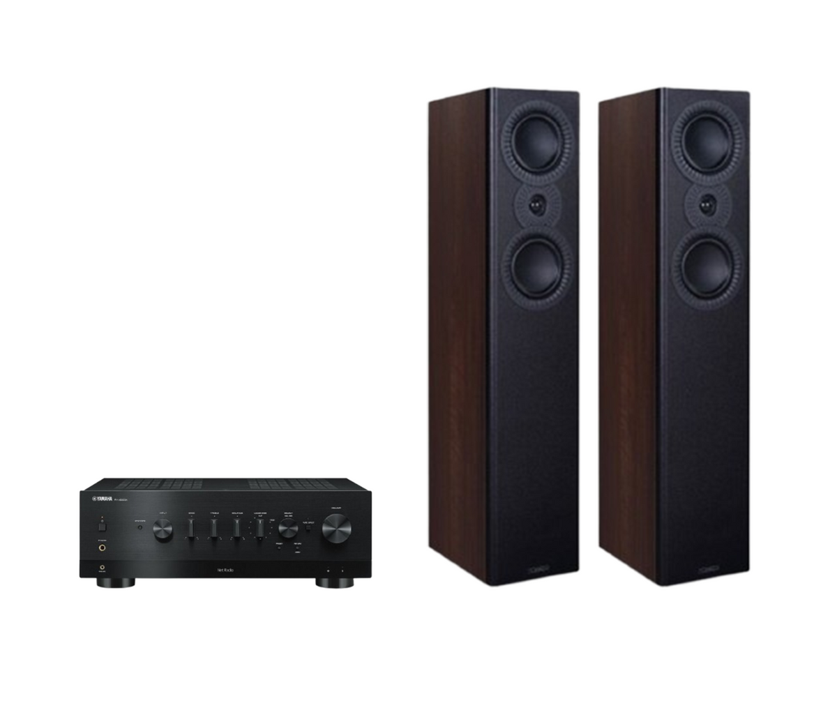 Yamaha R-N1000A High-End Network Receiver Amplifier + Mission LX-5 MKII Floor Standing Speakers Package and 5 metres Classic 79 Strand