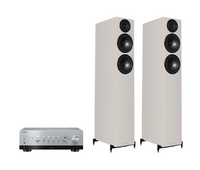 Yamaha R-N1000A High-End Network Receiver Amplifier + Wharfedale Diamond 12.4i Floor Standing Speakers Package and 5 metres Classic 79 Strand