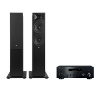 Yamaha R-N600A Hi-Fi Network Receiver Amplifier + JBL Stage 280F Floor Standing Speakers Package and 5 metres Classic 79 Strand