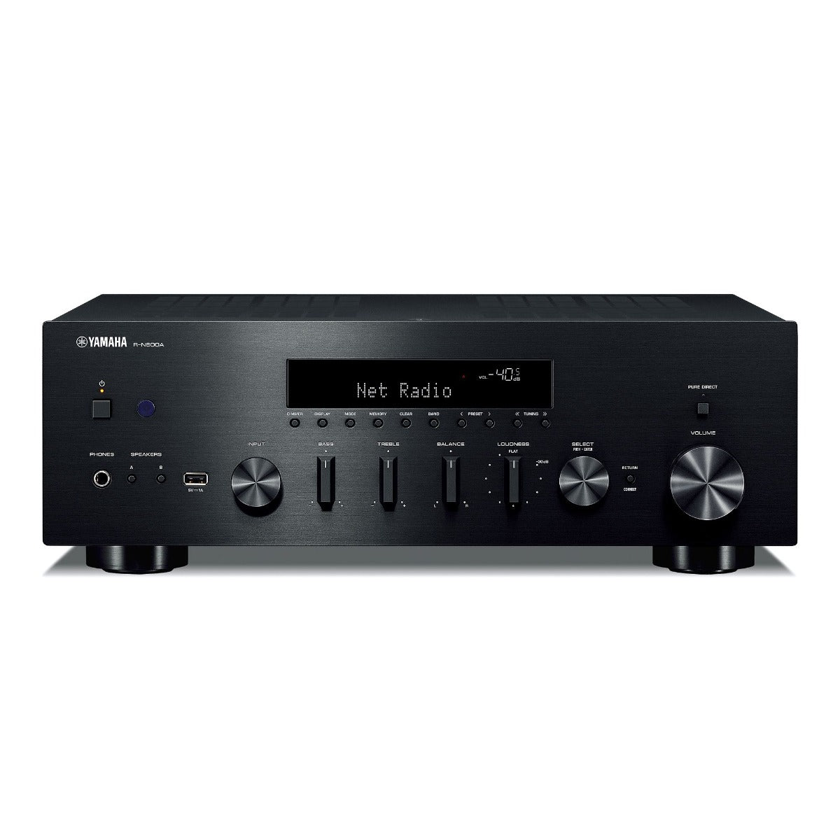 Yamaha R-N600A Hi-Fi Network Receiver Amplifier - Black