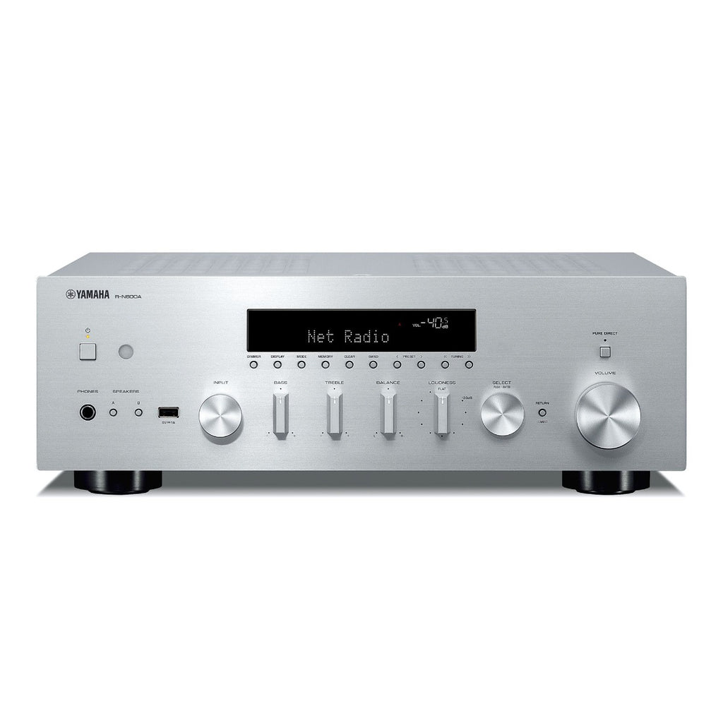 Yamaha R-N600A Hi-Fi Network Receiver Amplifier - Silver