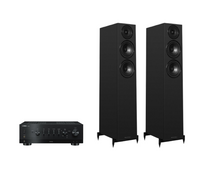 Yamaha R-N800A Hi-Fi Network Receiver Amplifier + Wharfedale Diamond 12.3i Floor Standing Speakers Package and 5 metres Classic 79 Strand