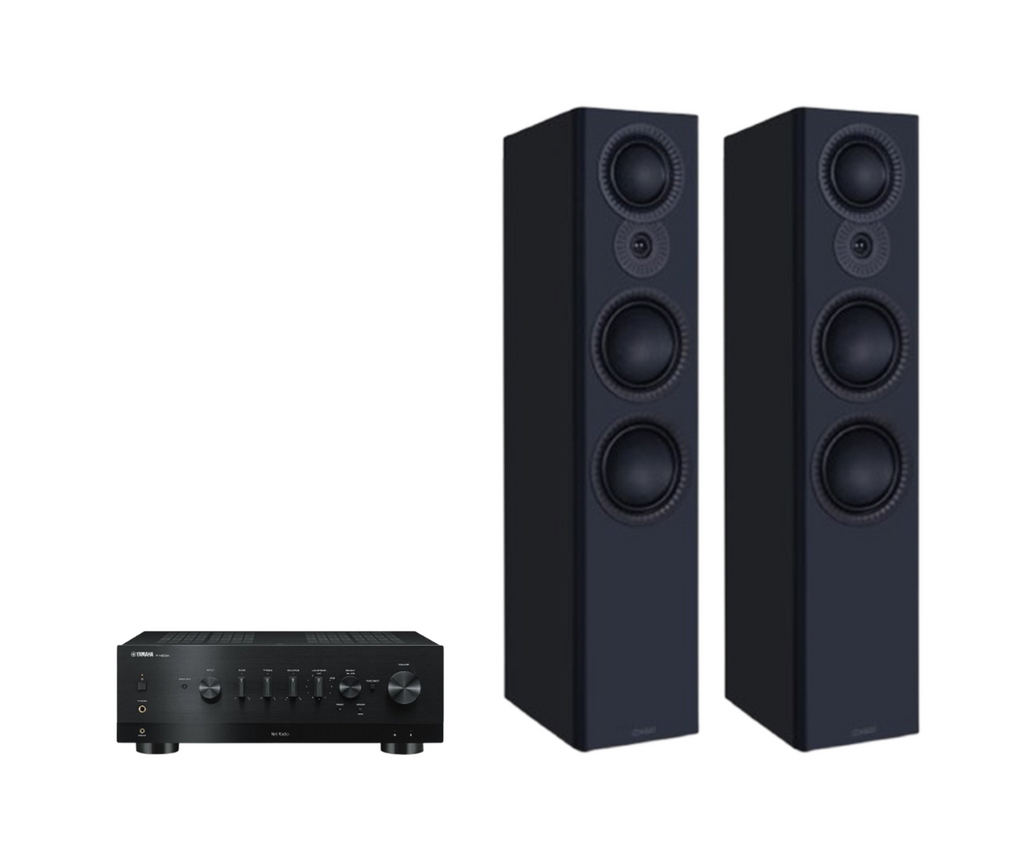 Yamaha R-N800A Hi-Fi Network Receiver Amplifier + Mission LX-6 MKII Floor Standing Speakers Package and 5 metres Classic 79 Strand