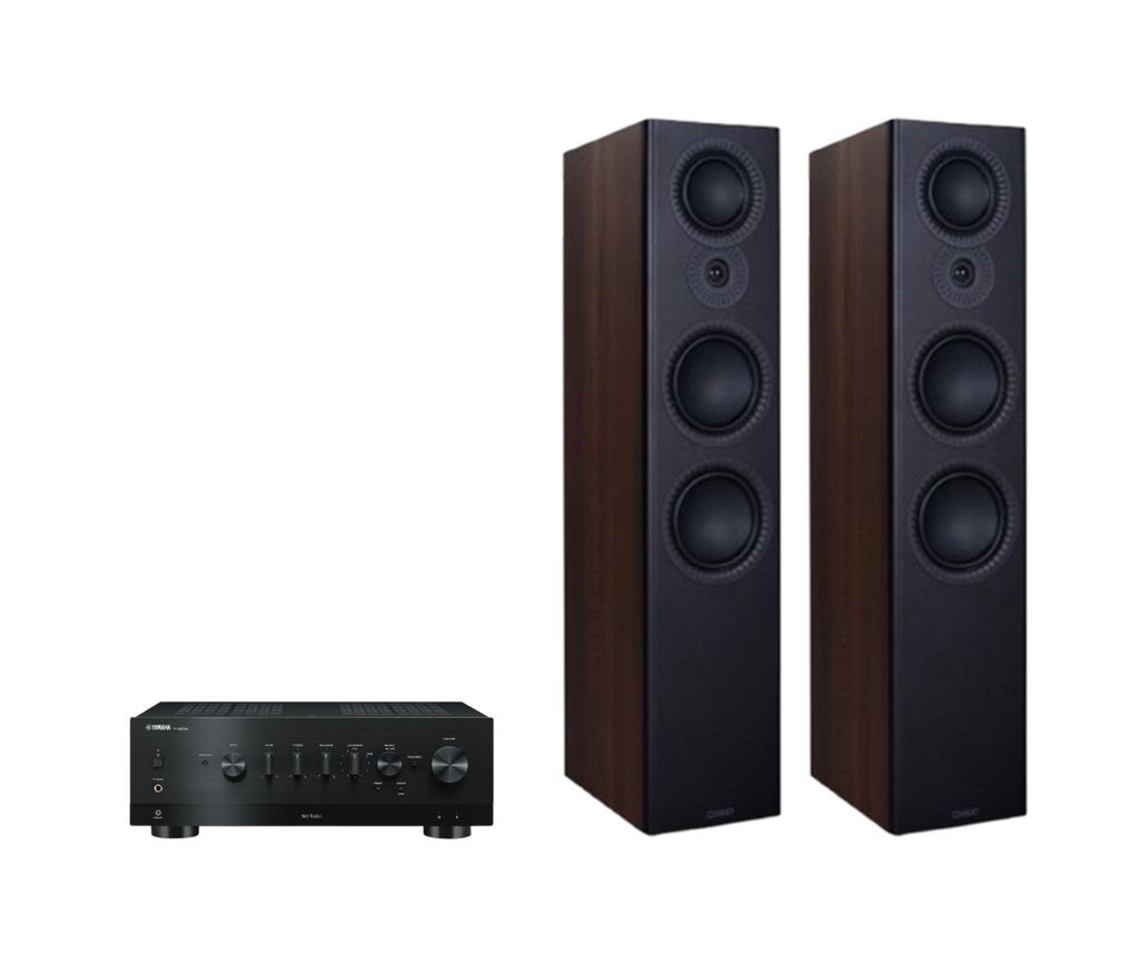 Yamaha R-N800A Hi-Fi Network Receiver Amplifier + Mission LX-6 MKII Floor Standing Speakers Package and 5 metres Classic 79 Strand