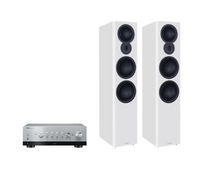 Yamaha R-N800A Hi-Fi Network Receiver Amplifier + Mission LX-6 MKII Floor Standing Speakers Package and 5 metres Classic 79 Strand