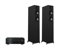 Yamaha R-N800A Hi-Fi Network Receiver Amplifier + Wharfedale Diamond 12.4i Floor Standing Speakers Package and 5 metres Classic 79 Strand