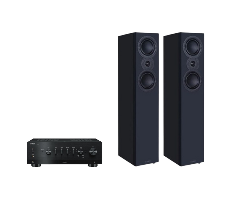 Yamaha R-N800A Hi-Fi Network Receiver Amplifier + Mission LX-4 MKII Floor Standing Speakers Package and 5 metres Classic 79 Strand
