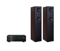 Yamaha R-N800A Hi-Fi Network Receiver Amplifier + Mission LX-5 MKII Floor Standing Speakers Package and 5 metres Classic 79 Strand