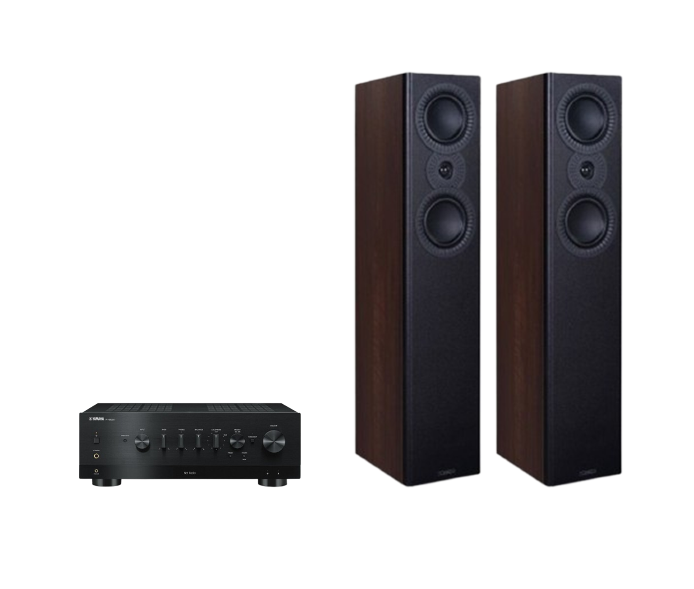 Yamaha R-N800A Hi-Fi Network Receiver Amplifier + Mission LX-5 MKII Floor Standing Speakers Package and 5 metres Classic 79 Strand