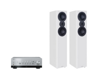 Yamaha R-N800A Hi-Fi Network Receiver Amplifier + Mission LX-5 MKII Floor Standing Speakers Package and 5 metres Classic 79 Strand