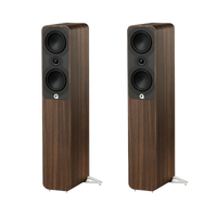 WiiM AMP Pro Music Streaming Amplifier + Q Acoustics 5040 Floor Standing Speakers Package and 5 metres Classic 79 Strand