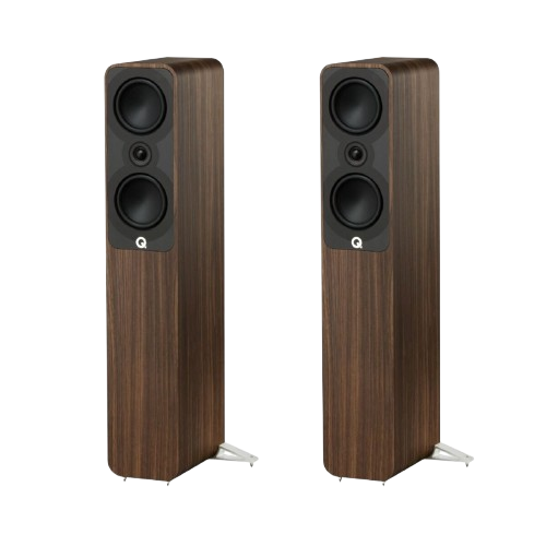 Yamaha R-N600A Hi-Fi Network Receiver Amplifier + Q Acoustics 5040 Floor Standing Speakers Package and 5 metres Classic 79 Strand
