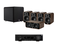 JBL MA510 5.2 8K AV Receiver + Q Acoustics 5010 5.1 Cinema Pack