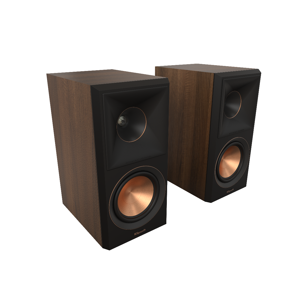 Klipsch RP-500M II Bookshelf Speakers - Walnut