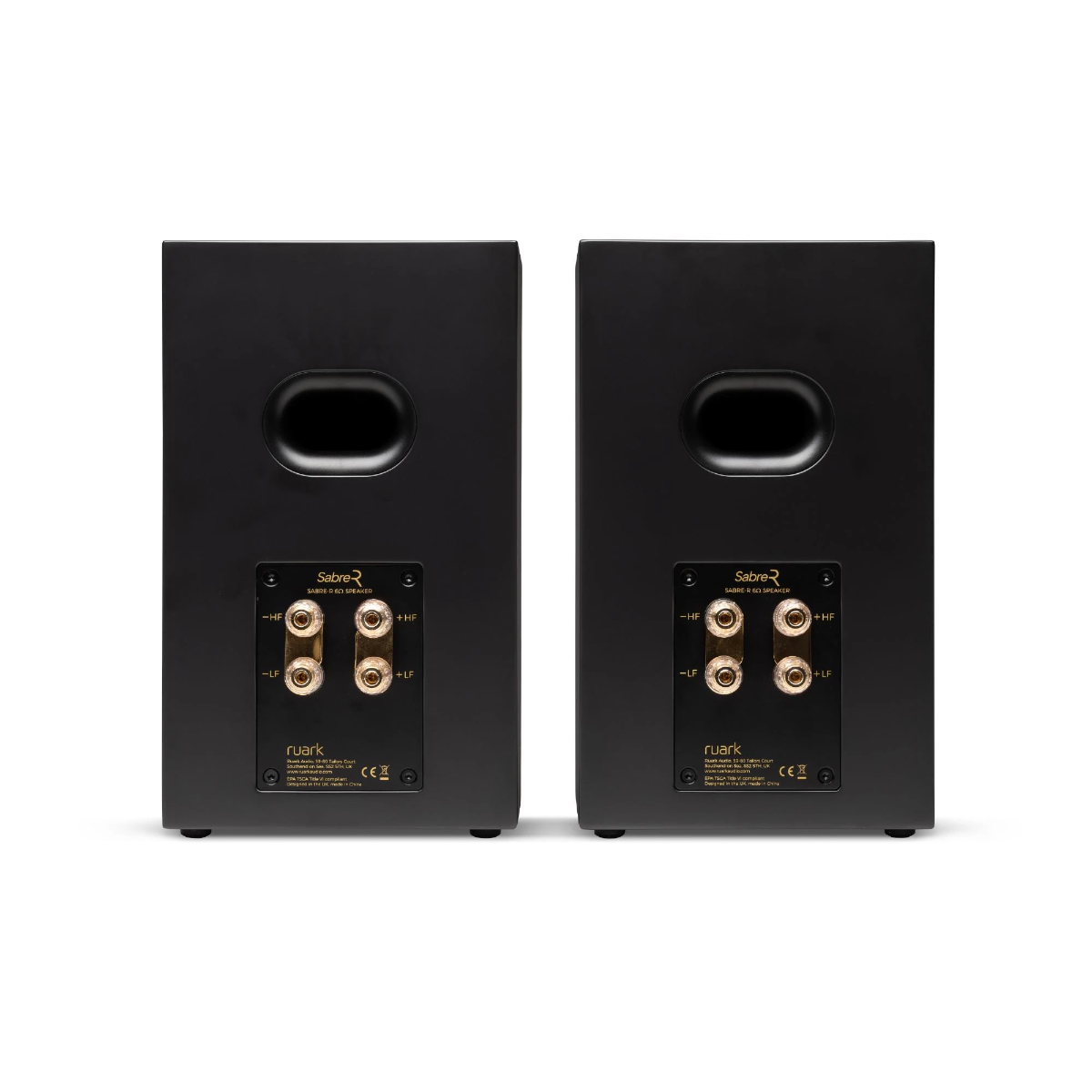 Ruark Sabre-R Bookshelf Speakers Console Satin Charcoal