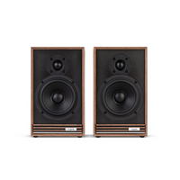 Ruark R610 Music Console & Sabre-R Bookshelf Speakers Fused Walnut
