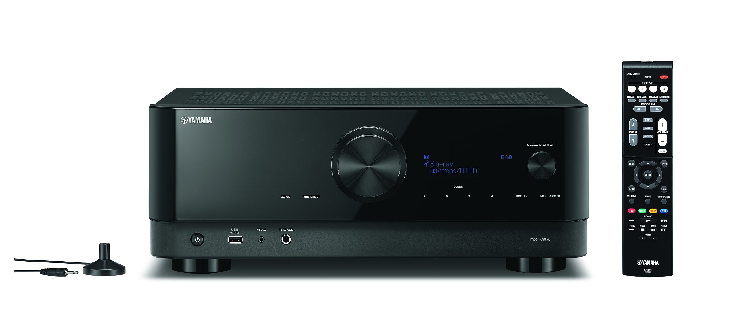 Focal Dôme Flax Pack 5.1 - 5 Dôme Flax & Sub Air + Yamaha RX-V6A 7.2 8K HDMI 2.1 AV Receiver