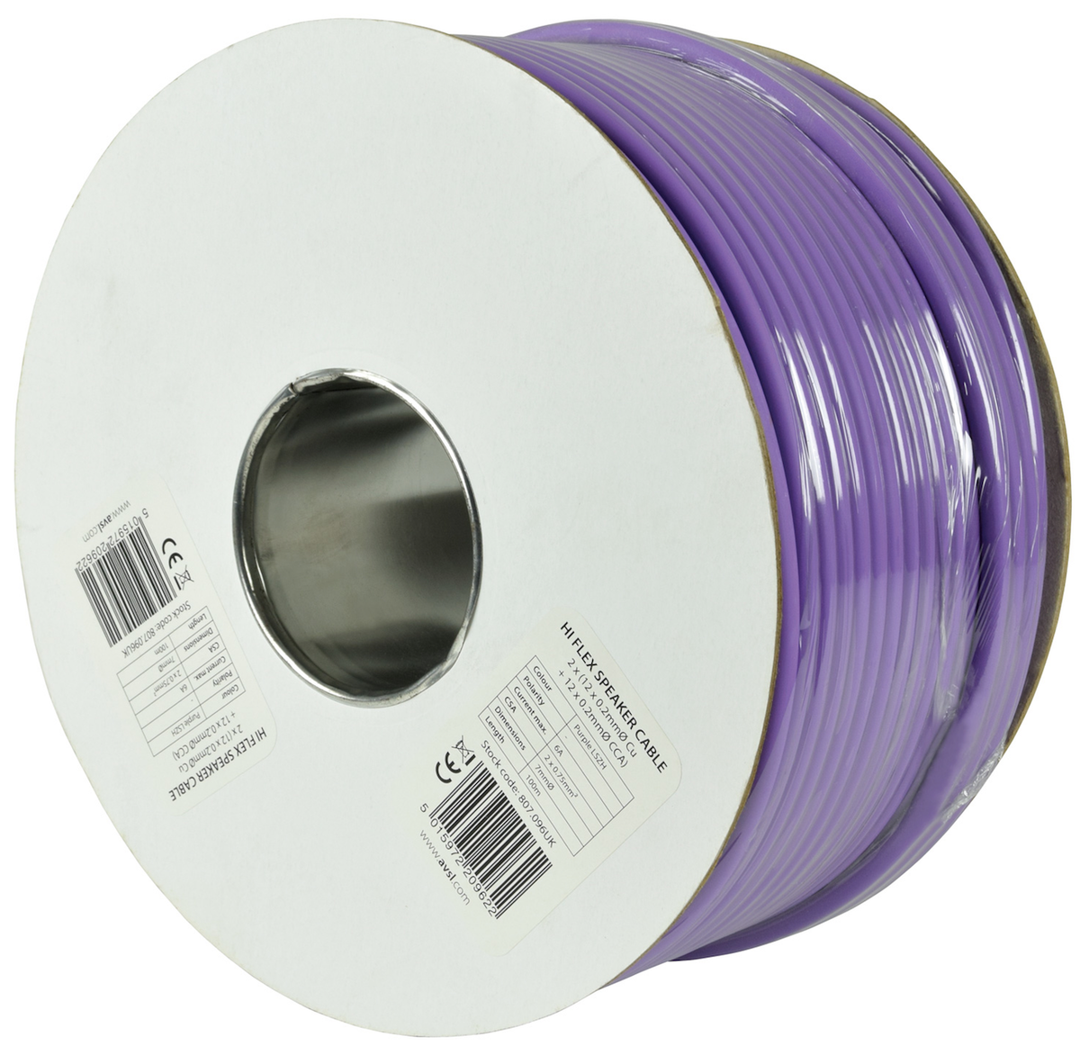 Hi Flex Double Insulated Low Smoke Speaker Cable - 100M