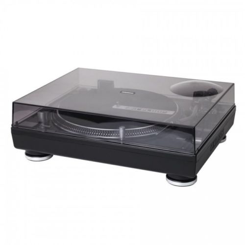 Twin Reloop RP-7000 MK2 Professional Turntable Bundle Inc Lids & Cartridges in Black
