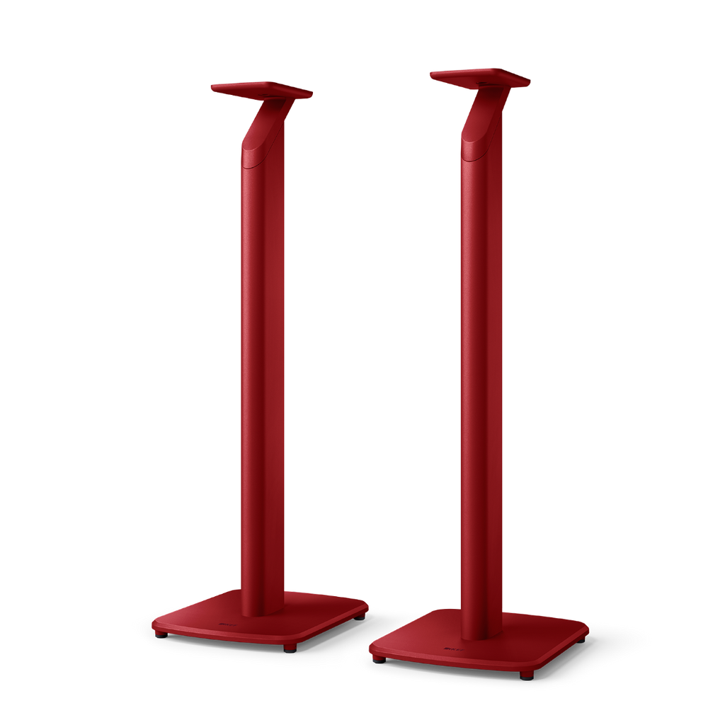 KEF S1 Speaker Floor Stand for LSX II (Pair) - Crimson Red