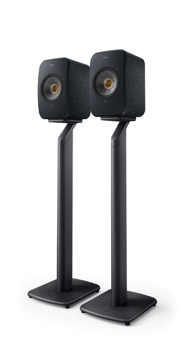 KEF S1 Speaker Floor Stand for LSX II (Pair) - Slate Grey